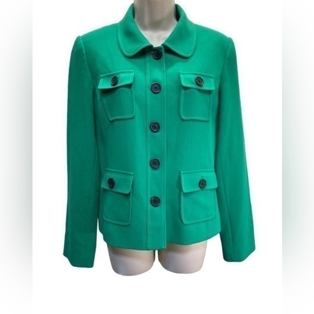 Karl Lagerfeld kelly green blazer jacket
